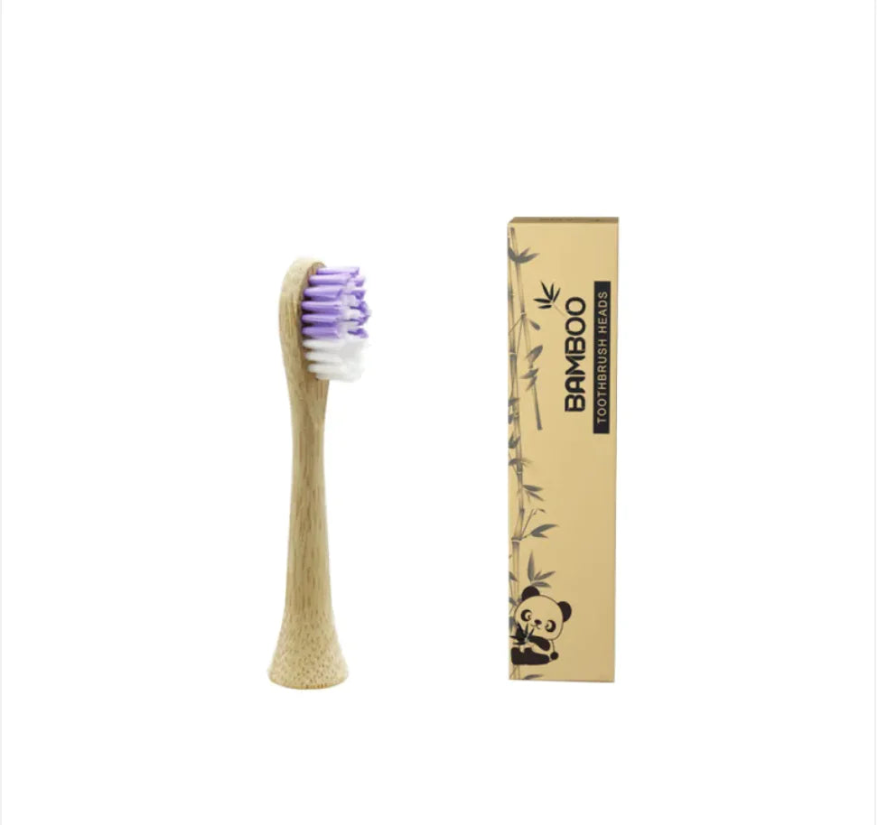 Organic Bamboo Biodegradable Electric Toothbrush Head
