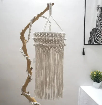 Bohemian Handmade Woven Pendant for Nordic Decor