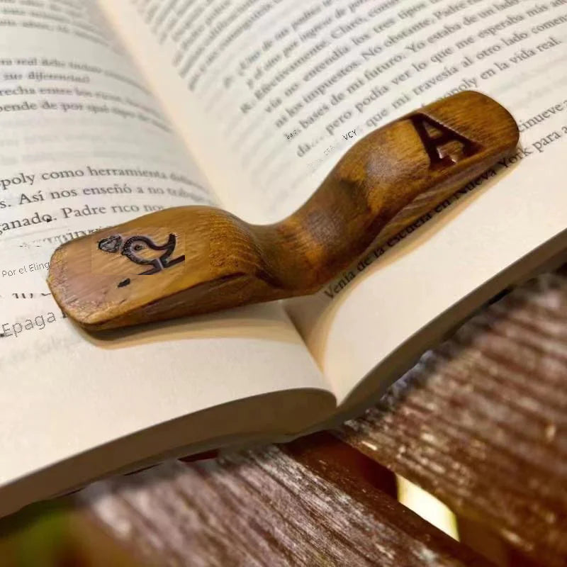 Wooden Bird Thumb Bookmark - Mother's Day Gift