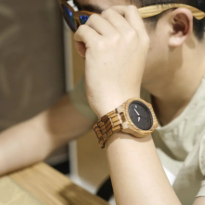 BOBO Bird Handmade Wooden Men's Watch